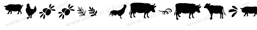 Little Farmhouse字体转换